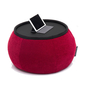 Red Versa Table made of bean bags