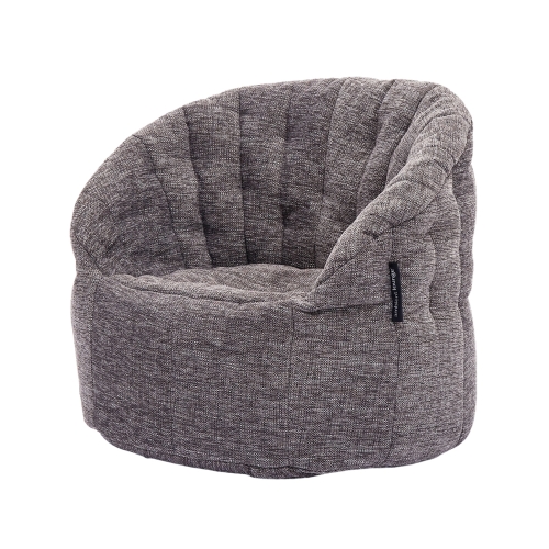 grey butterfly bean bag