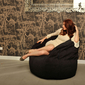 black butterfly bean bag