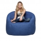 blue butterfly bean bag