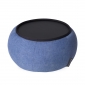 Blue Versa Table made of bean bags