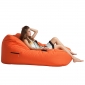 orange satellite twin bean bag