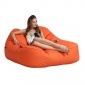 blue green satellite twin bean bag