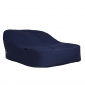 navy blue satellite twin bean bag