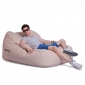 cream satellite twin bean bag