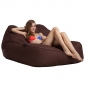 brown satellite twin bean bag