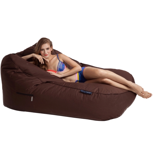 brown satellite twin bean bag