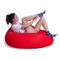red space pod with a girl
