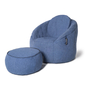 Blue Wing Ottoman  Bean Bags - Ambient Lounge