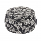 black and white wing ottoman bean bag