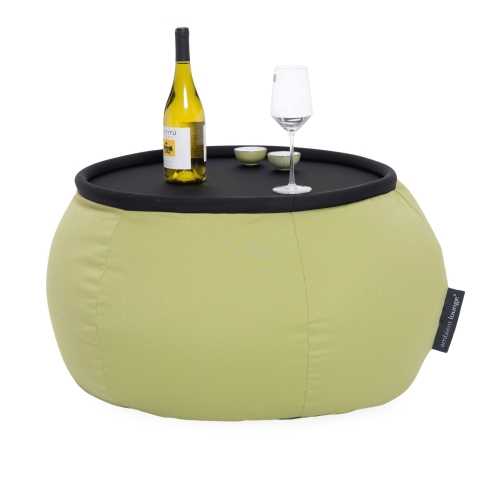 green versa table sunbrella fabric bean bag