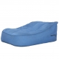 blue satellite twin bean bag