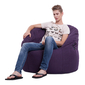 violet butterfly bean bag