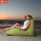 green avatar sunbrella fabric bean bag