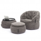 grey designer sofa set bean bag by Ambient Lounge