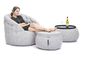 white designer sofa set bean bag by Ambient Lounge
