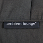 black designer sofa set in Sunbrella fabric bean bag by Ambient Lounge