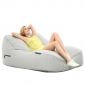 white large bean bag chair