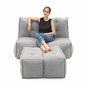 Mod 2 Twin Couch - Keystone Grey