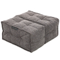 Twin Ottoman - Luscious Grey