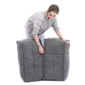 Twin Ottoman - Luscious Grey