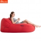 red satellite twin sunbrella fabric bean bag