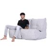 White Twin Couch Bean Bag Sofa