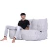 White Twin Couch Bean Bag Sofa