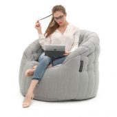 Float like a Butterfly, sit like royalty in this truly amazing bean bag lounger. The design of internal elastics and multi bead compartments is truly gravity defying and gives such a good level of support all over. Float like a Butterfly, sit like royalty in this truly amazing bean bag lounger. The design of internal elastics and multi bead compartments is truly gravity defying and gives such a good level of support all over.