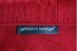Red Lounger Bean Bag - Ambient Lounge