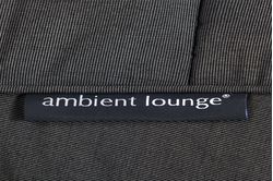 black satellite twin sunbrella fabric swatch