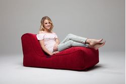 Red Lounger Bean Bag - Ambient Lounge