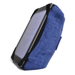Blue iPad Pro protective cushion or travel rest pillow by Ambient Lounge