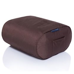 brown ottoman bean bag