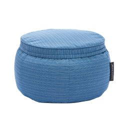 blue wing ottoman bean bag