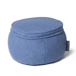 Blue Wing Ottoman  Bean Bags - Ambient Lounge