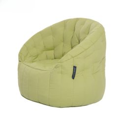 green butterfly sunbrella fabric bean bag
