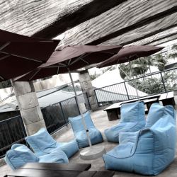 blue evolution bean bag