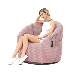 pink bean bag sofa