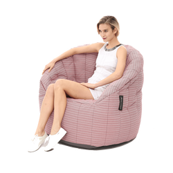 pink bean bag sofa
