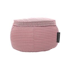 pink bean bag ottoman table