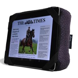 Violet iPad Pro protective cushion or travel rest pillow by Ambient Lounge