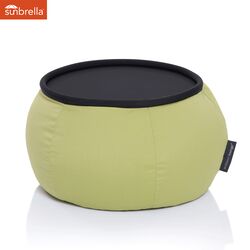 green versa table sunbrella fabric bean bag