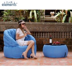 blue versa table bean bag