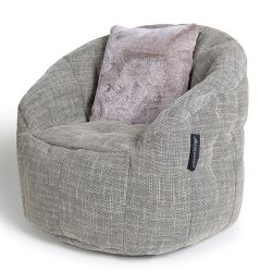 Ambient Lounge butterfly sofa with cappuccino faux fur cushion. Perfect set for winter.