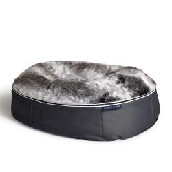 animal print cushion dog beds made of bean bags by Ambient Lounge