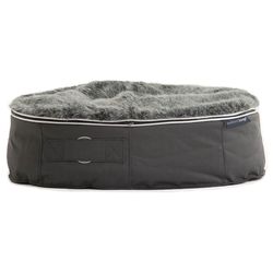 black cushion dog beds made of bean bags by Ambient Lounge
