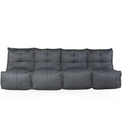 Mod 4 Quad Couch Titanium Weave from ambient lounge in New Zealand