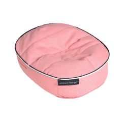 pink cat bed by Ambient Lounge soft premium luxury pet cat dog bed fur top bean bag