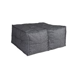 Twin Ottoman in Titanium Weave Fabric from ambient lounge in New Zealand